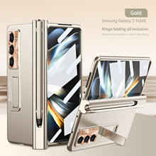 Load image into Gallery viewer, Magnetic Hinge Bracket Anti-fall Protective Phone Case With Stylus And Film For Samsung Galaxy Z Fold 5/4/3 - Mycasety Mycasety
