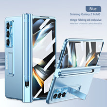 Load image into Gallery viewer, Magnetic Hinge Bracket Anti-fall Protective Phone Case With Stylus And Film For Samsung Galaxy Z Fold 5/4/3 - Mycasety Mycasety
