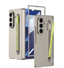 Load image into Gallery viewer, Magnetic Hinge Anti-fall Protective Phone Case With Pen Tray Shell and Film For Galaxy Z Fold5 Fold6 Fold7
