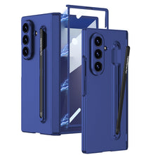 Load image into Gallery viewer, Magnetic Hinge Anti-fall Protective Phone Case With Pen Tray Shell and Film For Galaxy Z Fold5 Fold6 Fold7
