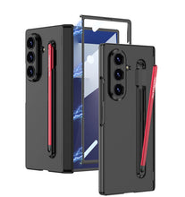 Load image into Gallery viewer, Magnetic Hinge Anti-fall Protective Phone Case With Pen Tray Shell and Film For Galaxy Z Fold5 Fold6 Fold7
