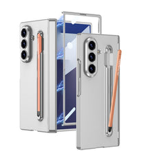 Load image into Gallery viewer, Magnetic Hinge Anti-fall Protective Phone Case With Pen Tray Shell and Film For Galaxy Z Fold5 Fold6 Fold7

