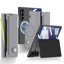 Load image into Gallery viewer, Magnetic Flip Leather Cover Card Holder Anti-Fall Shockproof Phone Case For Galaxy Z Fold 7/6/5
