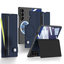 Load image into Gallery viewer, Magnetic Flip Leather Cover Card Holder Anti-Fall Shockproof Phone Case For Galaxy Z Fold 7/6/5
