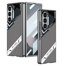 Load image into Gallery viewer, Electroplating Leather Shockproof Phone Case With Screen Protector For Galaxy Z Fold 7/6
