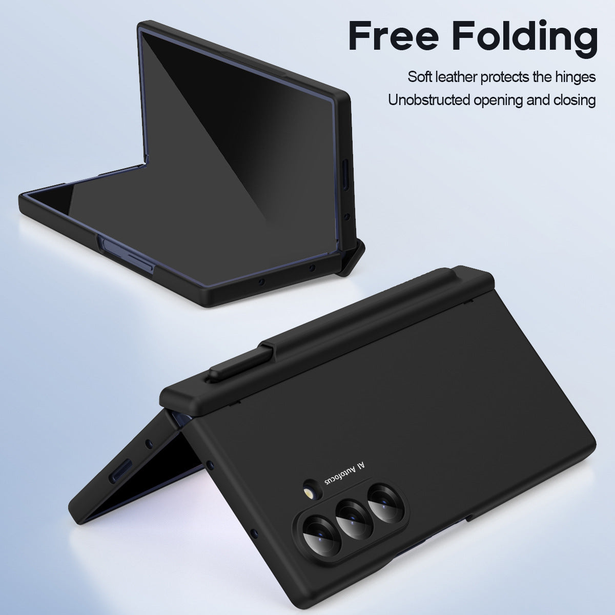 Shockproof Phone Case With Glass Front Film & Stylus For Galaxy Z Fold 6/7