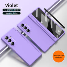 Load image into Gallery viewer, Shockproof Phone Case With Glass Front Film &amp; Stylus For Galaxy Z Fold 6/7

