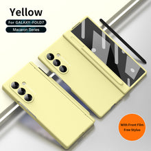 Load image into Gallery viewer, Shockproof Phone Case With Glass Front Film &amp; Stylus For Galaxy Z Fold 6/7
