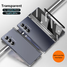 Load image into Gallery viewer, Shockproof Phone Case With Glass Front Film &amp; Stylus For Galaxy Z Fold 6/7
