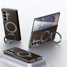 Load image into Gallery viewer, Luxurious Phone Case With Magnetic Bracket For Galaxy Z Fold 7
