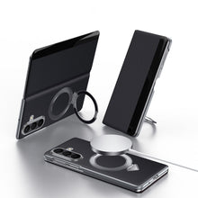 Load image into Gallery viewer, Luxurious Leather Cover With Magnetic Bracket &amp; Card Holder For Galaxy Z Fold 7
