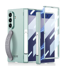 Load image into Gallery viewer, Magnetic Hinge Hidden Bracket All-included Phone Case With Wristband For Galaxy Z Fold 7
