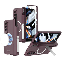 Load image into Gallery viewer, Magnetic Hinge Hidden Bracket All-included Case With Pen Box For Galaxy Z Fold 7/6/5/4/3

