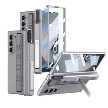 Load image into Gallery viewer, Magnetic Hinge All-included Case With Pen Box &amp; Wristband For Galaxy Z Fold 7/6/5
