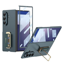 Load image into Gallery viewer, Business-style Bracket Protective Phone Case With Back Screen Film For Galaxy Z Fold 7
