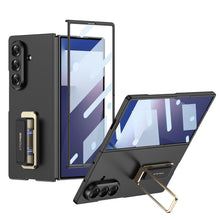 Load image into Gallery viewer, Business-style Bracket Protective Phone Case With Back Screen Film For Galaxy Z Fold 7
