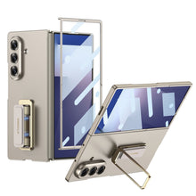 Load image into Gallery viewer, Business-style Bracket Protective Phone Case With Back Screen Film For Galaxy Z Fold 7

