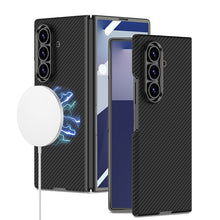 Load image into Gallery viewer, Magnetic Magsafe Leather Phone Case With Back Screen Glass For Galaxy Z Fold 7
