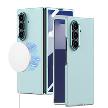 Load image into Gallery viewer, Magnetic Magsafe Leather Phone Case With Back Screen Glass For Galaxy Z Fold 7
