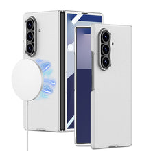 Load image into Gallery viewer, Magnetic Magsafe Leather Phone Case With Back Screen Glass For Galaxy Z Fold 7
