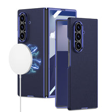 Load image into Gallery viewer, Magnetic Magsafe Leather Phone Case With Back Screen Glass For Galaxy Z Fold 7
