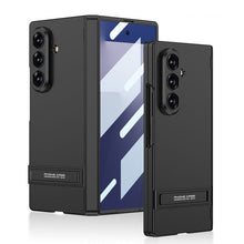 Load image into Gallery viewer, Business-style Bracket Magnetic Hinge Phone Case With Back Screen Film For Galaxy Z Fold 7
