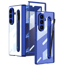 Load image into Gallery viewer, Magnetic Hinge Anti-fall Protective Clear Phone Case With Pen Tray Shell and Film For Galaxy Z Fold7
