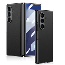 Load image into Gallery viewer, Leather Protective Phone Case With Back Screen Glass For Galaxy Z Fold7

