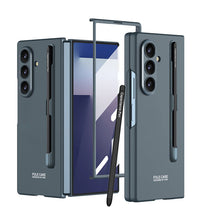 Load image into Gallery viewer, Business-style Pen Slot &amp; Stylus Phone Case With Back Screen Protector For Galaxy Z Fold 7/6/5/4
