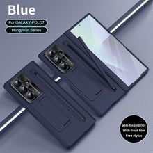 Load image into Gallery viewer, Armor Protective Frosted Phone Case With Pen Tray Shell and Film For Galaxy Z Fold 7/6
