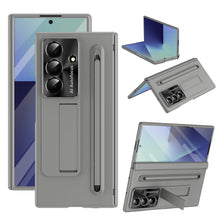 Load image into Gallery viewer, Armor Protective Frosted Phone Case With Pen Tray Shell and Film For Galaxy Z Fold 7/6
