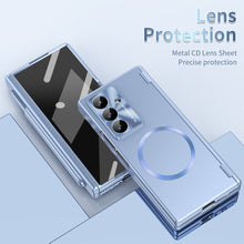 Load image into Gallery viewer, Magnetic Electroplated Hinge Protection Phone Case With Stylus &amp; Screen Film For Galaxy Z Fold7/6
