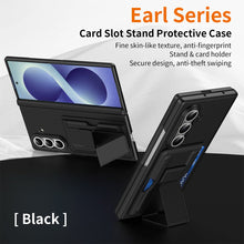 Load image into Gallery viewer, Luxuriuos Leather Business Phone Cover With Card Slot Stand For Galaxy Z Fold 8/7/6/5
