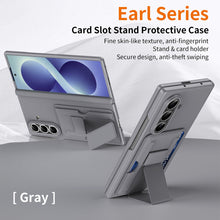 Load image into Gallery viewer, Luxuriuos Leather Business Phone Cover With Card Slot Stand For Galaxy Z Fold 8/7/6/5
