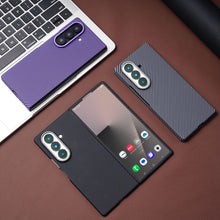 Load image into Gallery viewer, Carbon Fiber Protective Phone Case For Galaxy Z Fold

