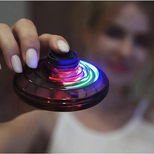Flynova Drone Fly Spinner Kids Children Adult Fidget Toys Mini UFO Flyorb Flying Spinner