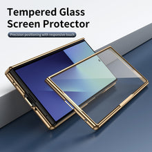 Load image into Gallery viewer, Business Golden Plating Protective Phone Case For Galaxy Z Fold Series
