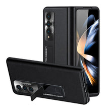 Load image into Gallery viewer, Magnetic Holder Protective Leather Phone Case With Front Protection Film For Galaxy Z Fold5 Fold4 Fold3
