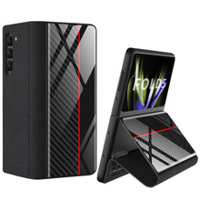 Load image into Gallery viewer, Samsung Z Fold5 Painted Plain Leather Business Protective Phone Case - mycasety2023 Mycasety
