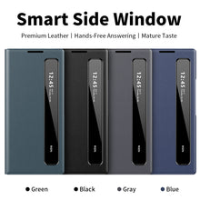 Load image into Gallery viewer, Business Smart Side Window Leather Phone Case For Galaxy Z Fold Series
