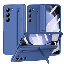 Load image into Gallery viewer, Magnetic Hinge Anti-fall Protective Phone Case With Pen Tray Shell And Film For Galaxy Z Fold5 Fold4 Fold3

