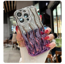 Carregar imagem no visualizador da galeria, Gradient Pattern Electroplating Fashionable iPhone Case
