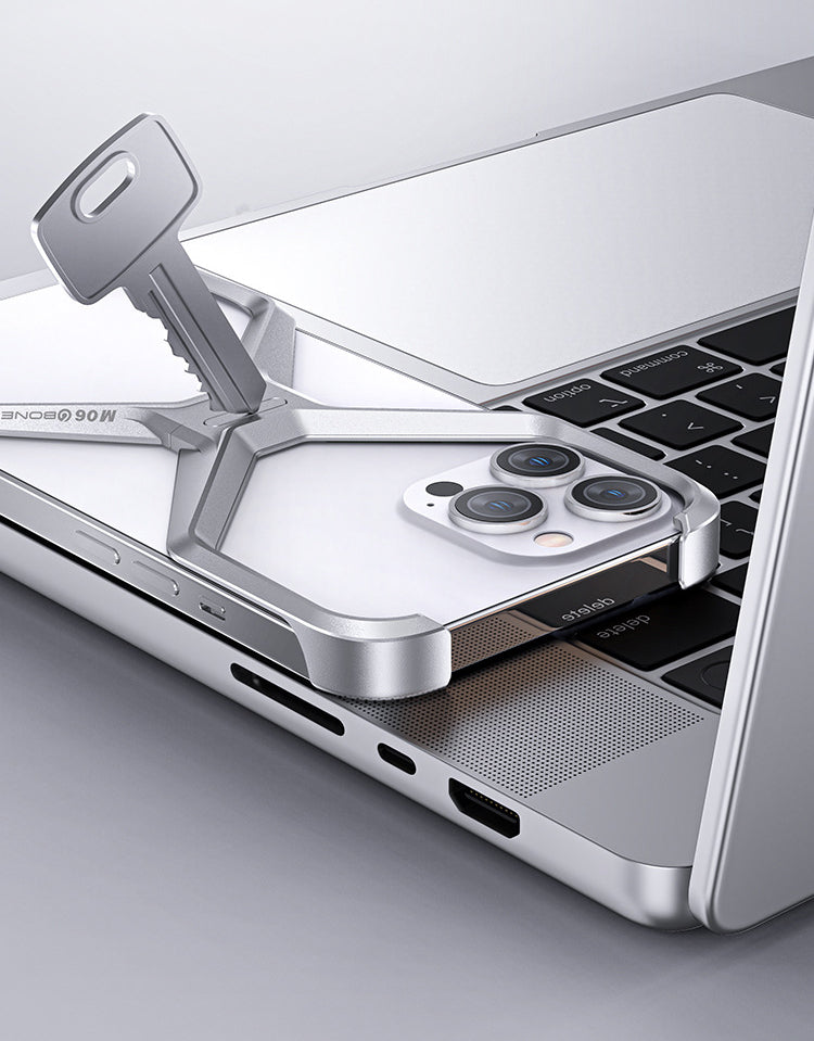 All-round Protection Frameless Aluminum Alloy Phone Case For iPhone
