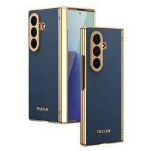 Load image into Gallery viewer, Business Golden Plating Protective Phone Case For Galaxy Z Fold Series
