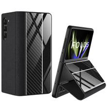 Load image into Gallery viewer, Samsung Z Fold5 Painted Plain Leather Business Protective Phone Case - mycasety2023 Mycasety
