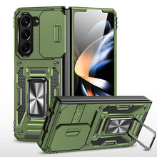 Load image into Gallery viewer, Samsung Galaxy Z Fold5 Case Armor Heavy Duty Shell Magnetic Car Holder and Lens Slide(Pre-sell) - Mycasety Mycasety
