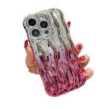 Load image into Gallery viewer, Gradient Pattern Electroplating Fashionable iPhone Case
