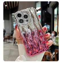 Load image into Gallery viewer, Gradient Pattern Electroplating Fashionable iPhone Case
