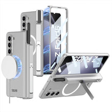 Load image into Gallery viewer, Magnetic Hinge Hidden Bracket All-included Case With Pen Box For Galaxy Z Fold 7/6/5/4/3
