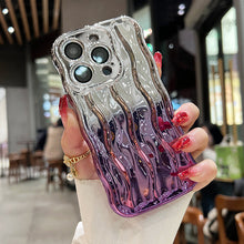 Carregar imagem no visualizador da galeria, Gradient Pattern Electroplating Fashionable iPhone Case
